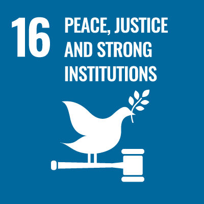 16 Peace,justice and strong institutions